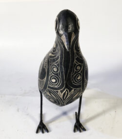 Damascene Dove Statue – Silver Inlay Metal Bird Sculpture – Peace Dove Decor – Moroccan Artisan Gift - Image 3