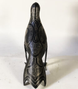 Damascene Dove Statue – Silver Inlay Metal Bird Sculpture – Peace Dove Decor – Moroccan Artisan Gift - Image 8
