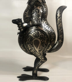 Damascene Kangaroo Sculpture – Handmade Silver Damascene Metal Art – Luxury Animal Statue – Artisan Home Decor – Collector Gift - Image 14