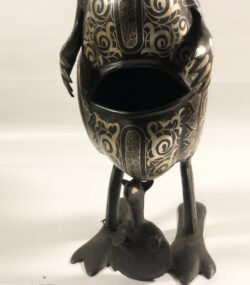 Damascene Kangaroo Sculpture – Handmade Silver Damascene Metal Art – Luxury Animal Statue – Artisan Home Decor – Collector Gift - Image 7