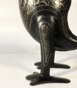 handmade Damascene Swan Statue – Silver Inlay Metal Swan Sculpture – Elegant Bird Decor – Moroccan Artisan Gift – Luxury Home Accent - Image 12