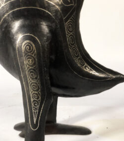 handmade Damascene Swan Statue – Silver Inlay Metal Swan Sculpture – Elegant Bird Decor – Moroccan Artisan Gift – Luxury Home Accent - Image 9