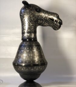 Handmade Camel Head Vase, Engraved Metal Vase, Luxury Camel Decor, Artisan Home Accent, Unique Moroccan Gift - Image 7