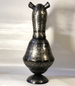 Handmade Camel Head Vase, Engraved Metal Vase, Luxury Camel Decor, Artisan Home Accent, Unique Moroccan Gift - Image 5
