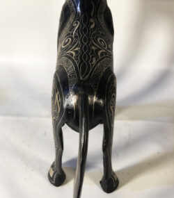 Handmade Damascene Horse Statue – Silver Inlay Metal Horse Sculpture – Moroccan Artisan Decor – Equestrian Gift – Luxury Home Accent - Image 4
