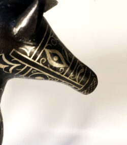 Handmade Damascene Horse Statue – Silver Inlay Metal Horse Sculpture – Moroccan Artisan Decor – Equestrian Gift – Luxury Home Accent - Image 3