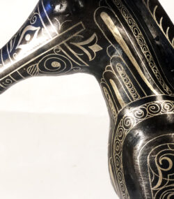 Handmade Damascene Horse Statue – Silver Inlay Metal Horse Sculpture – Moroccan Artisan Decor – Equestrian Gift – Luxury Home Accent - Image 10