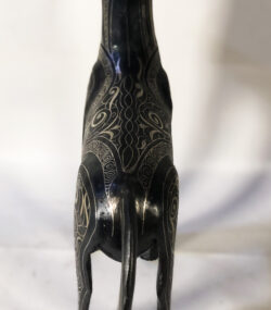 Handmade Damascene Horse Statue – Silver Inlay Metal Horse Sculpture – Moroccan Artisan Decor – Equestrian Gift – Luxury Home Accent - Image 9